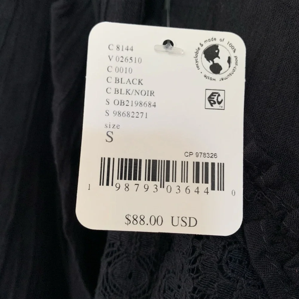 NWT Free People Black Mini Dress